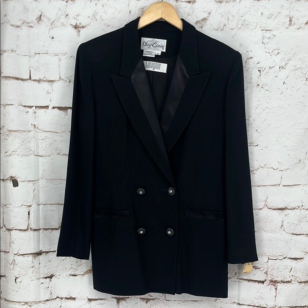 🆕✨VTG✨Oleg Cassini for I. Magnin Longline Evening Jacket, Size 8